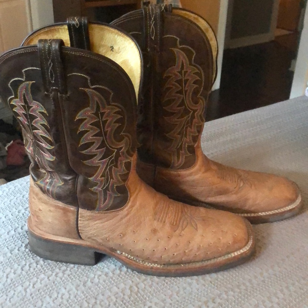 Tony Lama Smooth Ostrich Boots